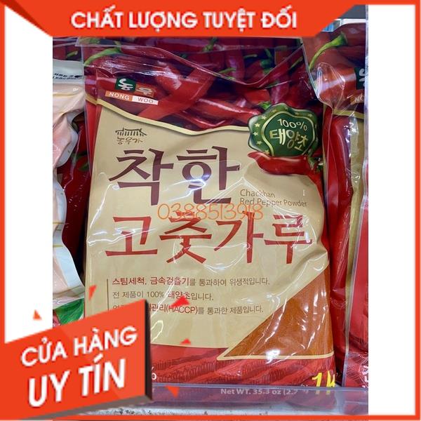TỔNG BUÔN SIÊU RẺ > Bột ớt hàn quốc làm kimchi chakhan 1kg - 착한 고춧가루 CÁNH/MỊN