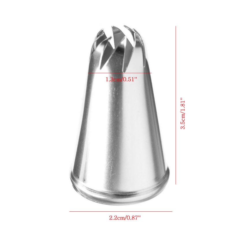 Vòi phun kem trang trí làm bánh bằng thép không gỉ