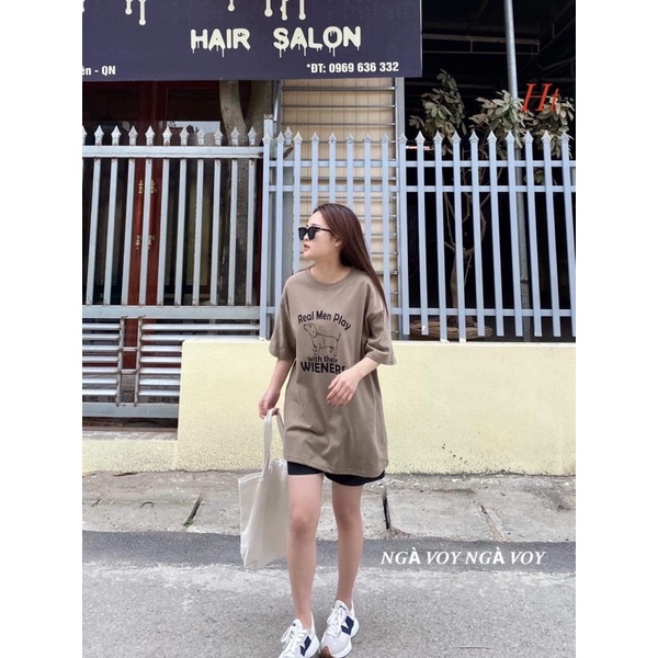 Áo phông cún Real men WIE H2A766