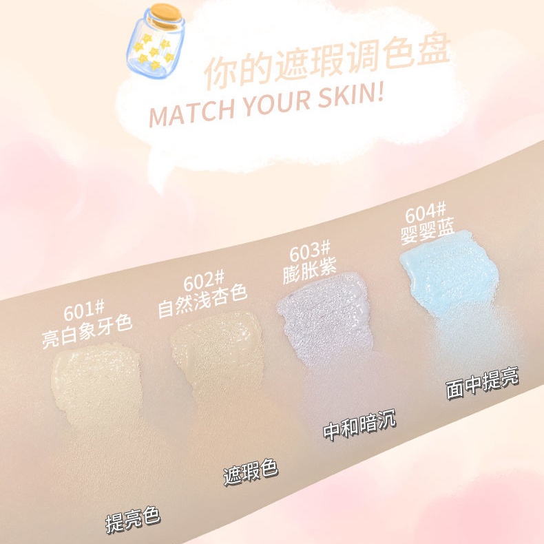Kem Che Khuyết Điểm Triệt Sắc GOGO TALES Light Makeup Non Trace GT406 - GOGOTALES