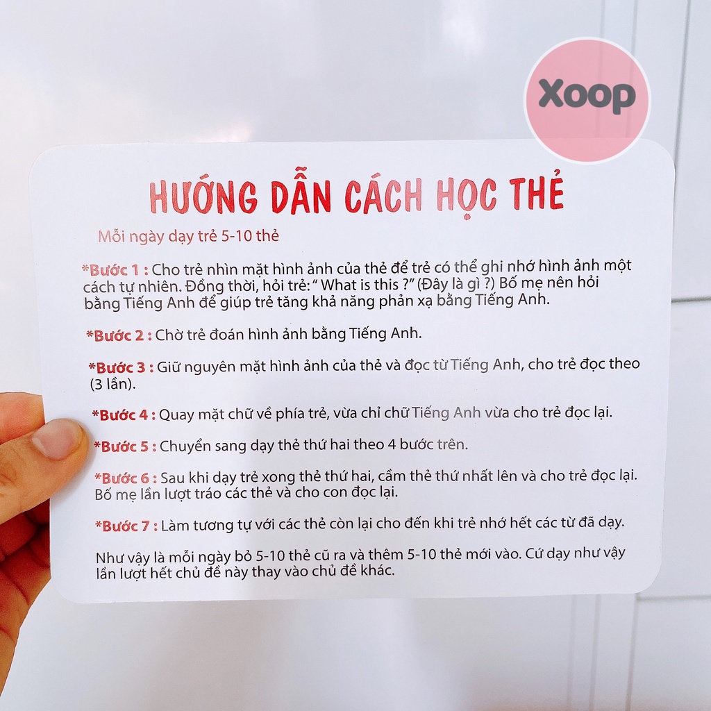 Bộ Thẻ Học Thông Minh 16 Chủ Đề- 416 Thẻ Song Ngữ