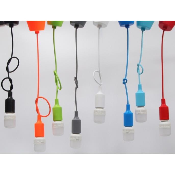 Bộ 5 dây đèn thả trang trí bóng led búp trụ 5w