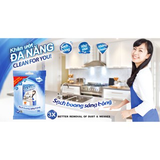 KHĂN ƯỚT ĐA NĂNG 30 TỜ