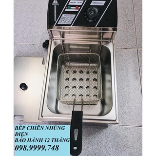 [HÌNH THẬT] BẾP CHIÊN NHÚNG ĐIỆN ĐƠN- BẾP CHIÊN GÀ RÁN-KHOAI TÂY GIÁ SIÊU RẺ