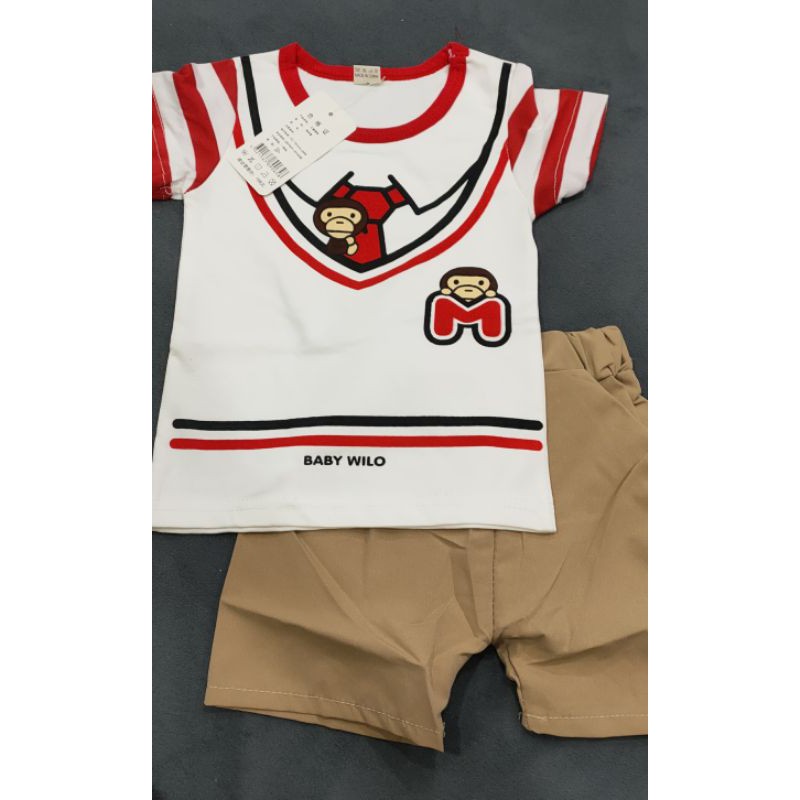 Bộ thun cotton hàng đẹp cho bé