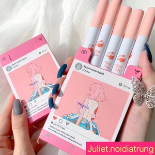 Set 5 son kem cô gái siêu hot nội địa trung