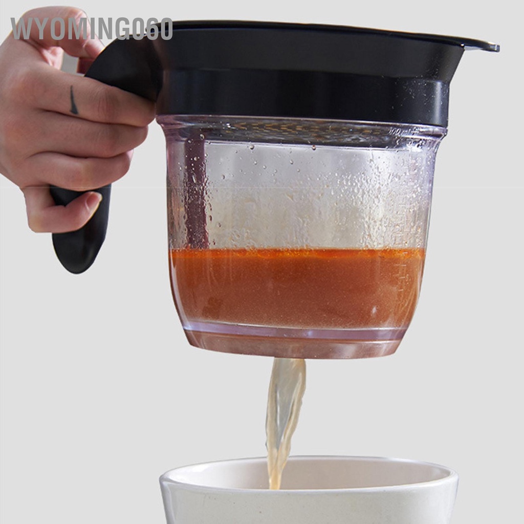 Dụng cụ tách dầu súp bằng pp an toàn hiệu quả cao hai lớp lọc mỡ tốt cho sức khỏe