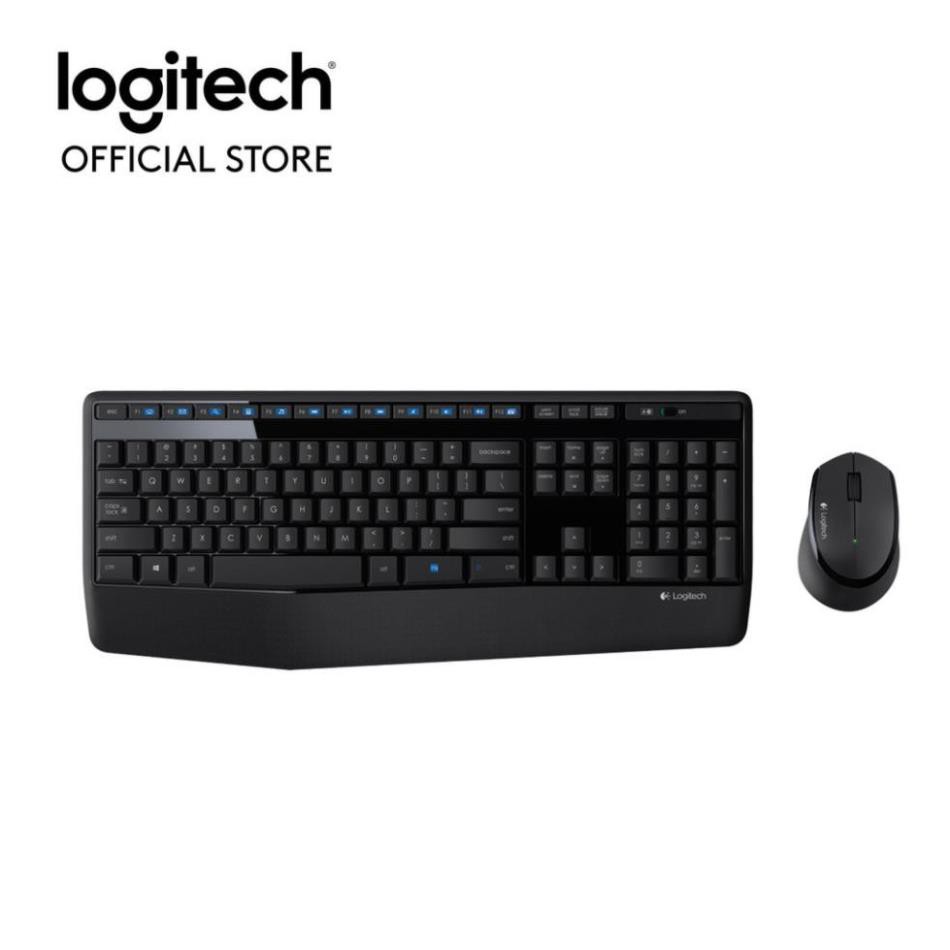 Bộ bàn phím và chuột không dây Logitech MK345 - Hàng Chính Hãng - Bảo Hành 1 Năm