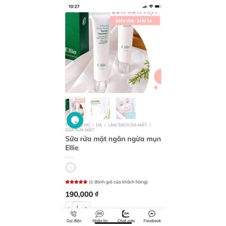 Sữa rửa mặt cho da mụn