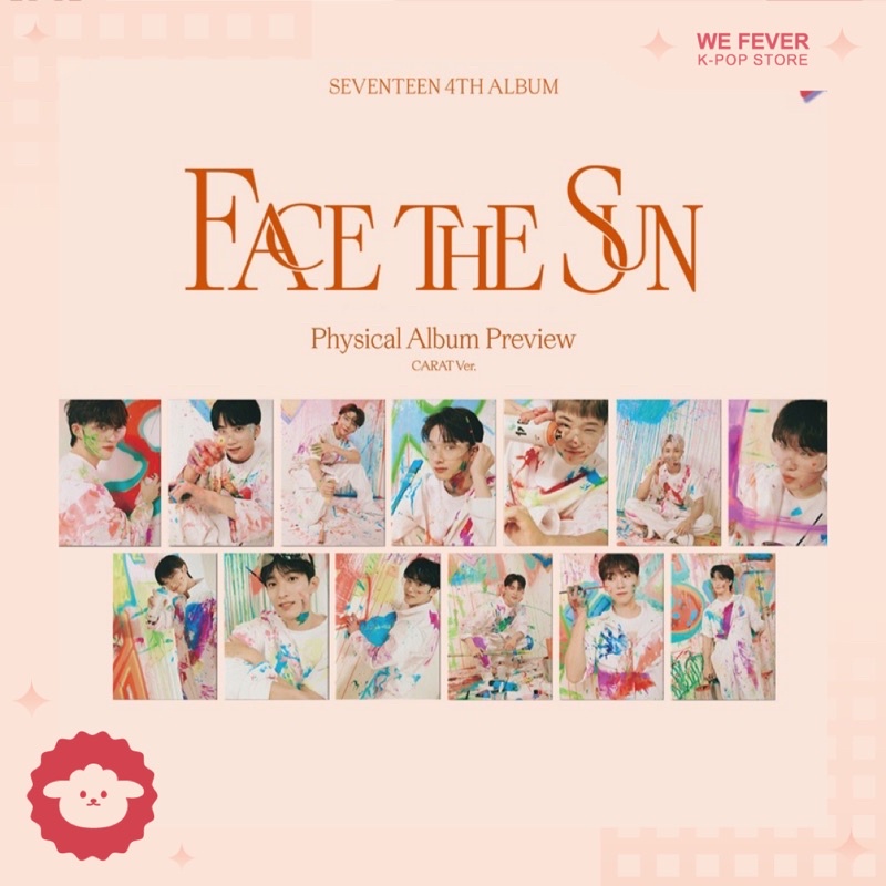 Bộ hộp giấy sưu tầm Face The Sun | loại CARAT (ngẫu nhiên bìa) - đối mặt mặt trời | SEVENTEEN | Hàng chính hãng, có sẵn