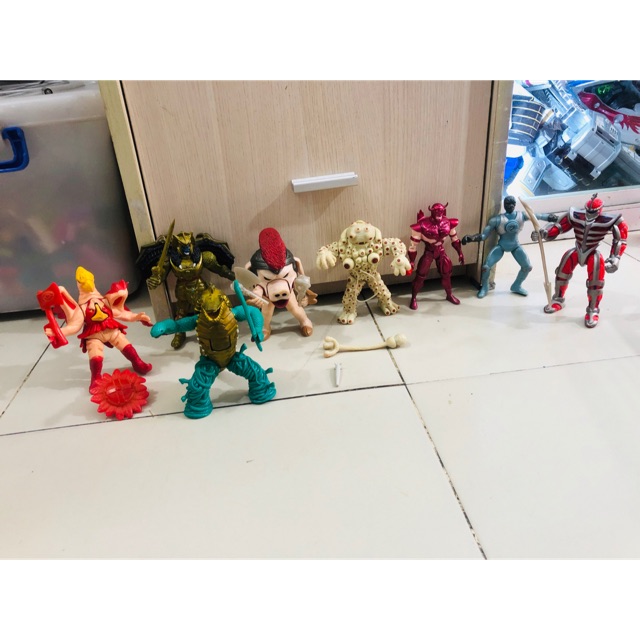 Đồ chơi siêu nhân Action Figure quái vật Pơerager nguyên set 8 con