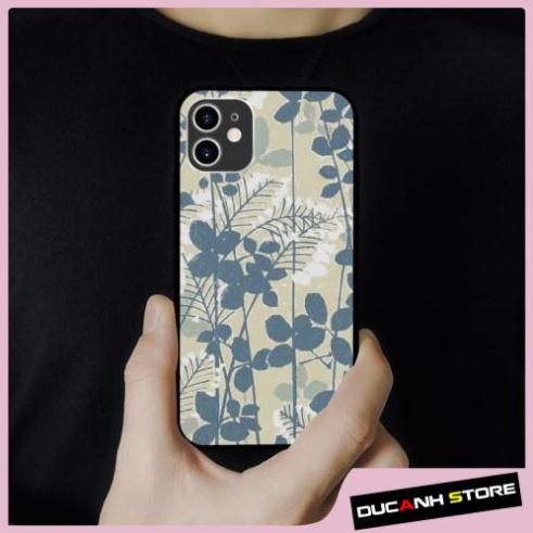 Ốp lưng iphone SAMSUNG hình Nhật Bản Hiện Đại Hoa Màu Xanh In Hoa collage cute  cho các dòng iPhone PAP20211041