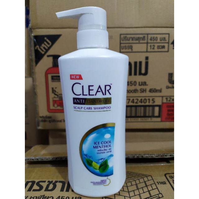 Dầu Gội Clear Bạc Hà Thái Lan 480ml
