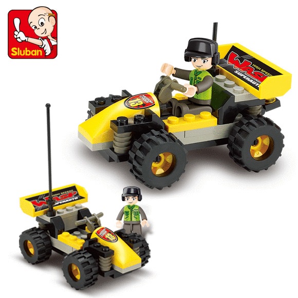 Đồ chơi EXP - Bộ lắp ráp  xe vượt địa hình SLUBAN (46PCS) _M38-B0130