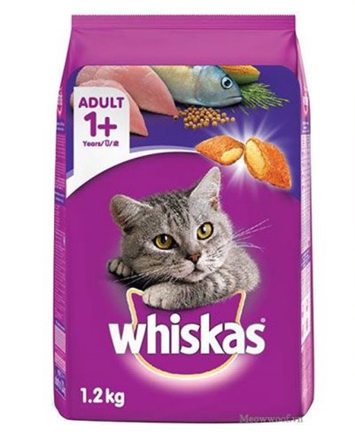 Thức ăn cho mèo whiskas(1,1kg- 1,2kg)