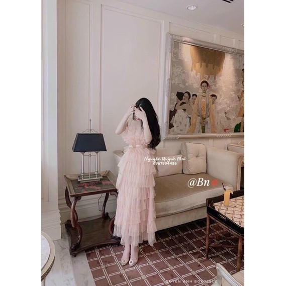 Váy tầng công chúa 2 dây