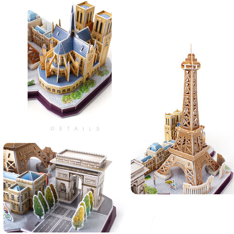 Mô hình giấy 3D CubicFun - CityLine Paris - MC254h