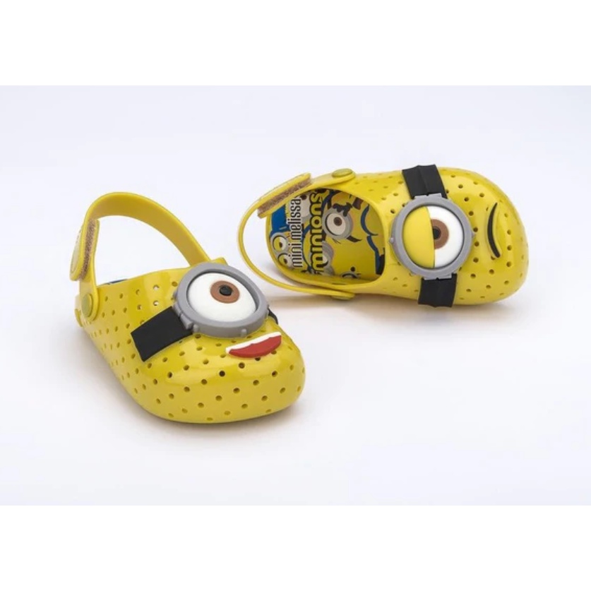 Giày nhựa thơm Melissa FRDNH BBCH + MINIONSBB màu Vàng