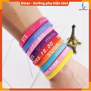 Set hai vòng cao su Bangtan và thành viên
