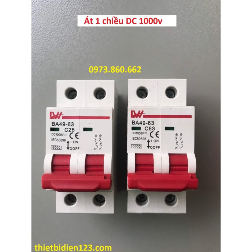 Combo 1 Chống sét lan truyền DC + 1 ÁT 1 chiều DC 1000v -TBĐ