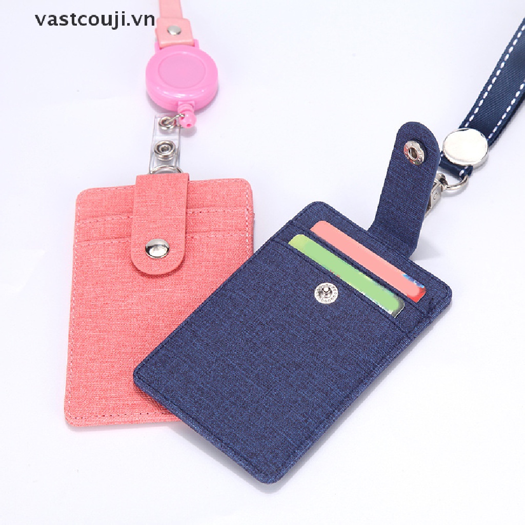 Bao Da Đựng Thẻ ID Có Thể Thu Gọn Tiện Dụng Cho Nam Và Nữ