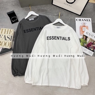 Áo thun essentials dài tay-3158 tay bo