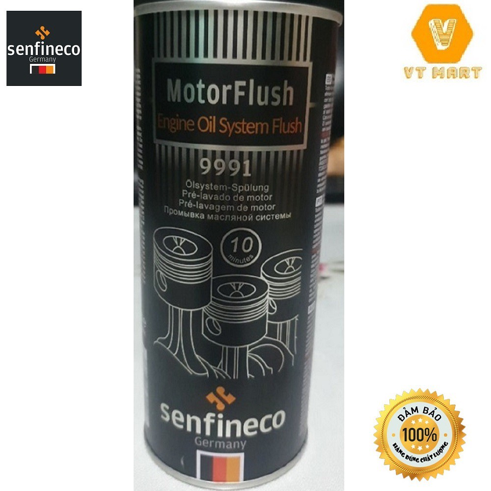 [Nên Dùng] Súc Rửa Động Cơ Ô Tô Senfineco 9991 – 443ML Motor Flush Engine Oil System Flush, Hàng Đức Chính Hãng.