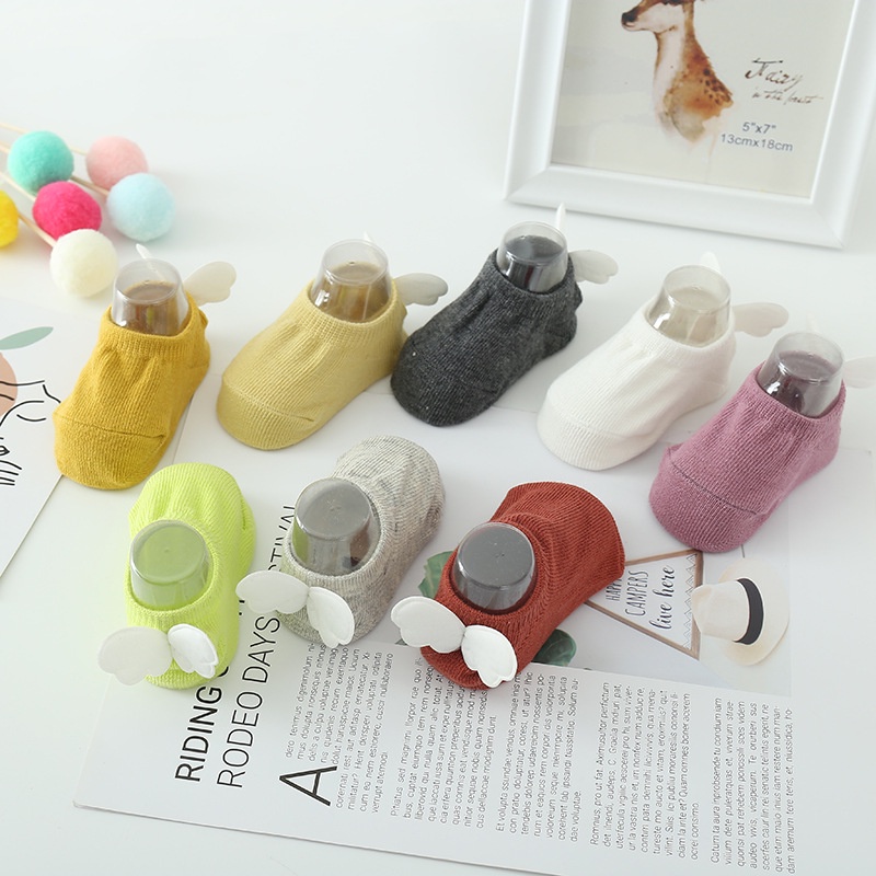 Vớ Cotton Mềm Cổ Ngắn Chống Trượt Mùa Hè Cho Bé Trai Và Bé Gái Sơ Sinh