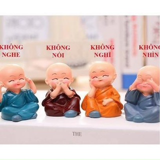 BỘ TƯỢNG 4 CHÚ TIỂU TỨ KHÔNG NIKKO NHẬT BẢN