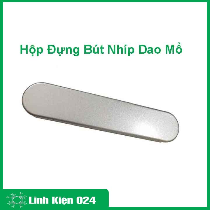 Hộp đựng bút đựng nhíp gắp linh kiện dao mổ, nhíp gắp lông yến bằng nhôm