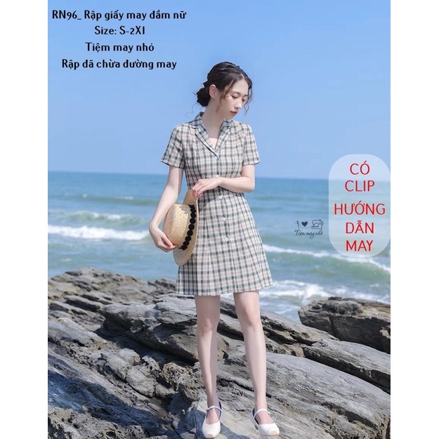 RN96_Rập giấy may váy nữ