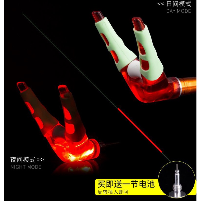 Đầu gác cần có đèn câu ngày lẫn đêm