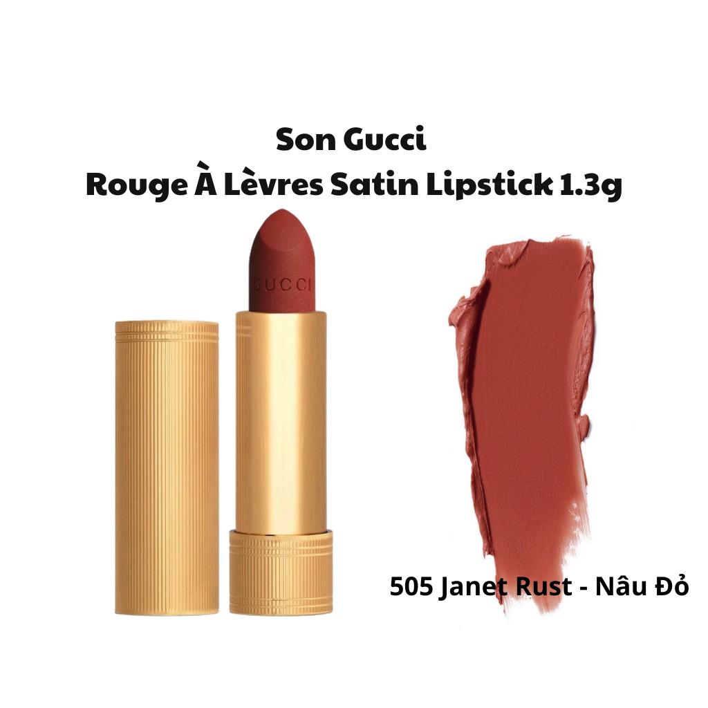 Son Gucci Rouge À Lèvres Satin Lipstick mini 1.3g cực hot