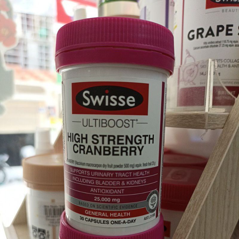 Swisse Ultiboost High Strength Cranberry Úc tăng cường hệ tiết niệu