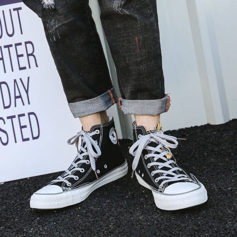 One Piece Hàn Quốc Anime Cao Top Đơn giản giày nam | BigBuy360 - bigbuy360.vn