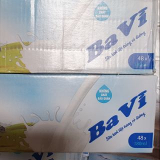 Sữa hút Ba Vì thùng 48 hộp 180ml
