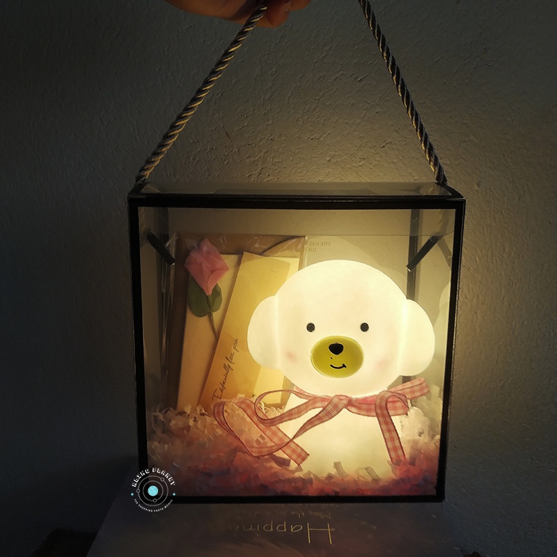 Hộp nhựa mica trong suốt có quai xách đựng quà bánh kẹo lễ Tết, Valetine, Sinh nhật, Trung thu đẹp