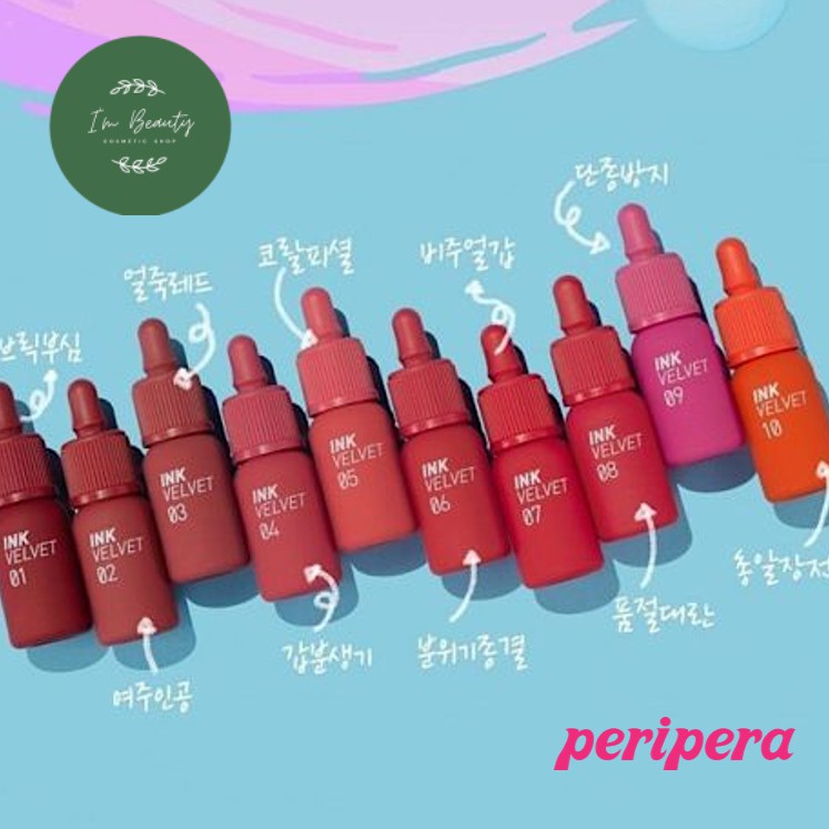 [Chính Hãng Peri Pera] Son Kem Lì #PeriPera Ink Velvet 2020 - hàng chính hãng