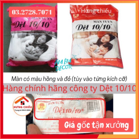 [HÀNG ĐẸP] Màn tuyn chống muỗi dệt 10/10 xịn Freeship