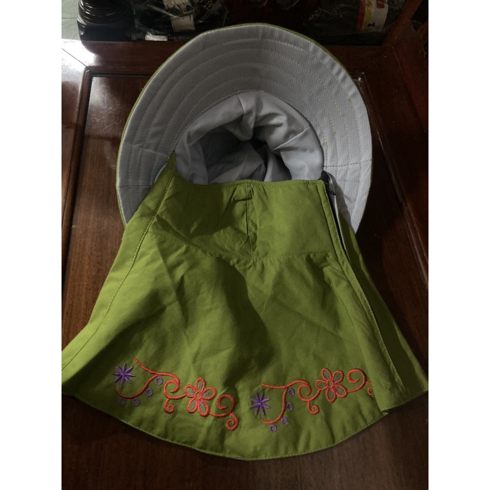 Khẩu trang nón cối, vải lanh màu, hàng thường