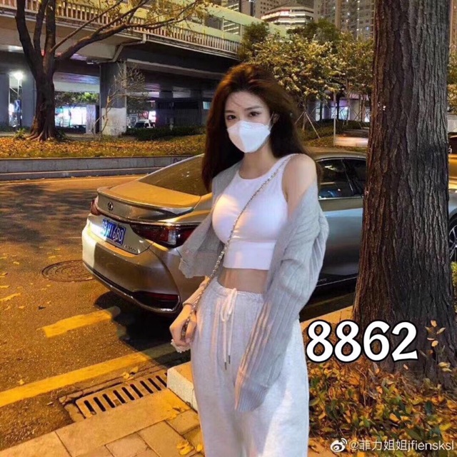 ÁO CROPTOP BA LỖ SIÊU ĐẸP MS8862