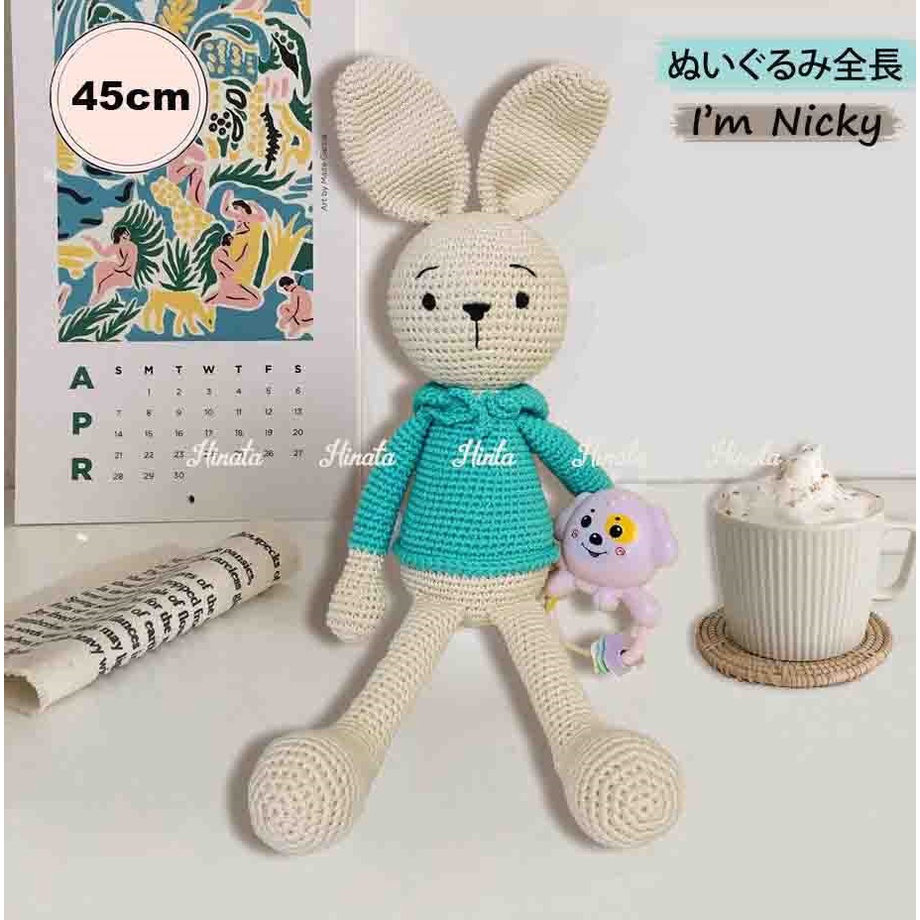 Thú len Handmade HINATA - Len đẹp không xù an toàn cho bé TLEN
