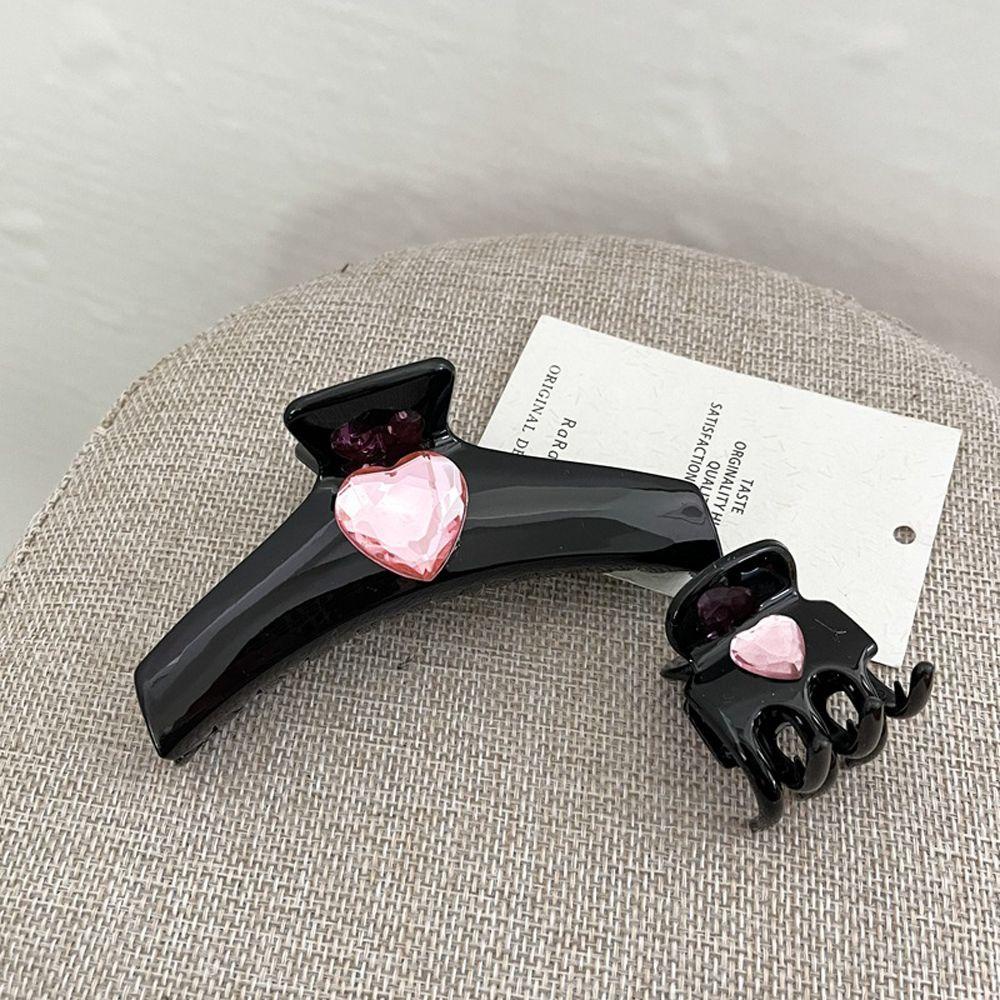 Kẹp Tóc Càng Cua Bằng Acrylic Màu Sắc Ngọt Ngào Phong Cách Hàn Quốc Dễ Phối Đồ