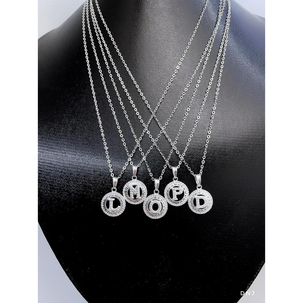 MẶT CHỮ CÁI BẠC TA- MĂT DÂY CHUYỀN
