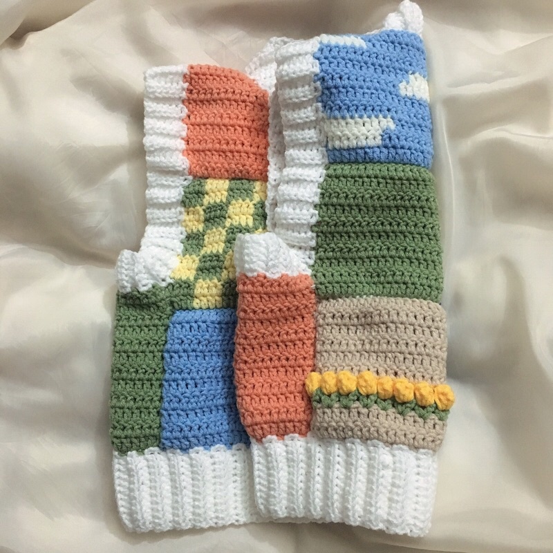 Gile crotop phối ô hoạ tiết