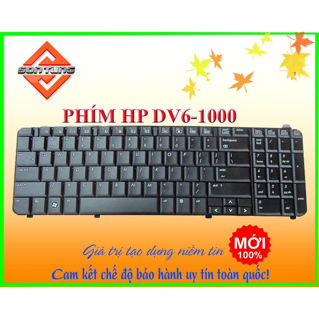 Bàn Phím HP Pavilion DV6 DV6T DV6Z DV6-1000 DV6-2000 Series