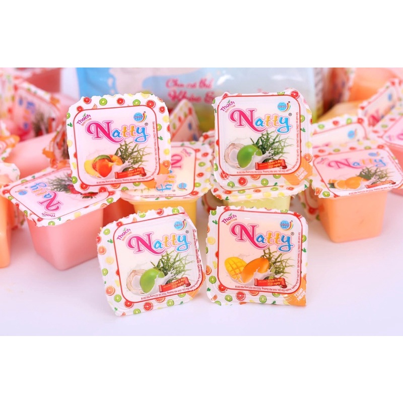 Thạch Sữa Chua Natty Các Vị Gói 432g