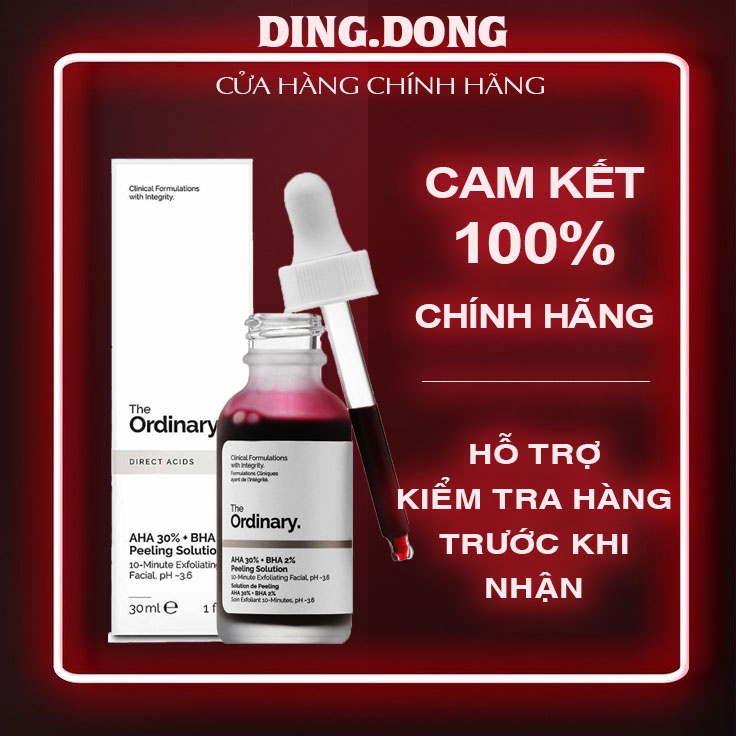 Ordinary Peel Tẩy Da Chết The Ordinary AHA 30% + BHA 2% Peeling Solution