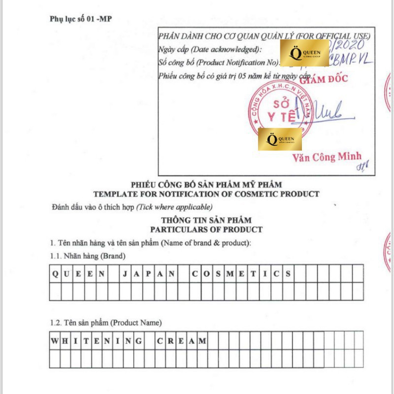 [CHÍNH HÃNG] Kem Dưỡng Trắng Nâng Cơ Chống Lão Hóa Da Cao Cấp Vàng 24K Nhật Bản Queen Japan Cosmetics MELASMA CREAM | BigBuy360 - bigbuy360.vn