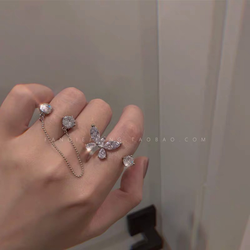 [CÓ SẴN] Nhẫn bạc Freesize điều chỉnh kích cỡ được cá tính nội địa Trung